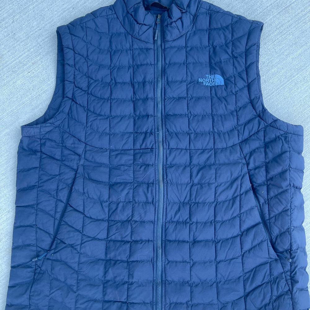 Men’s The North Face Quilted Blue Outerwear